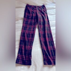 Time and Tru Black and Red Plaid Pant